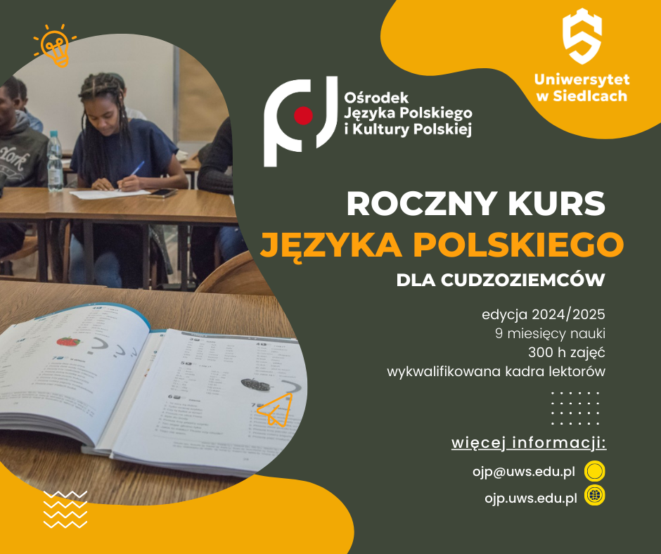 Nabór na roczny kurs języka polskiego